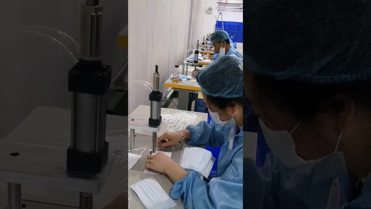 Face Mask Making Machine 2 of 2, Mask Ear-loop Welding Machine