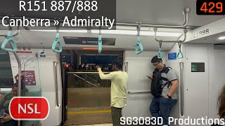 [SMRT][New Stalker] ALS R151 [887/888] - NS12 Canberra » NS10 Admiralty (NSL)