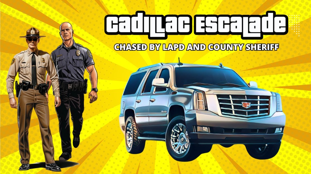 3 Teens Run from Police in Stolen Cadillac Escalade High Speed Chase ...