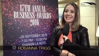 BritCham 17th Annual Business Awards - Category: Young Professional - Winner: Rosanna Trigg
