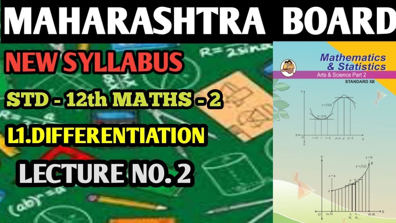 1.DIFFERENTIATION | Basic concept | How to used formula | Math-2 | 12th ...