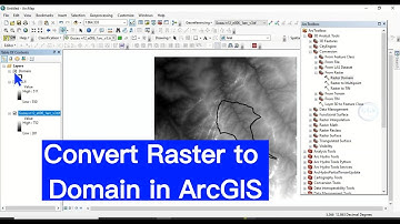 Convert Raster to Domain in ArcGIS: Extract boundary from raster