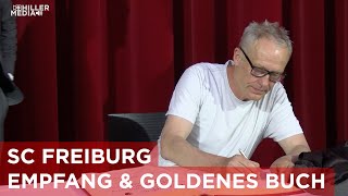 Empfang SC Freiburg nach DFB Pokalfinale | Eintrag ins Goldene Buch d. Stadt Freiburg | 22. Mai 2022
