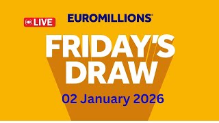 The National Lottery Euromillions Draw Live results from Friday 30 January 2025 | Euro Millions