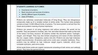 Simple Explanation of Proteins I PMF-1 Chemistry I Sir Rashid