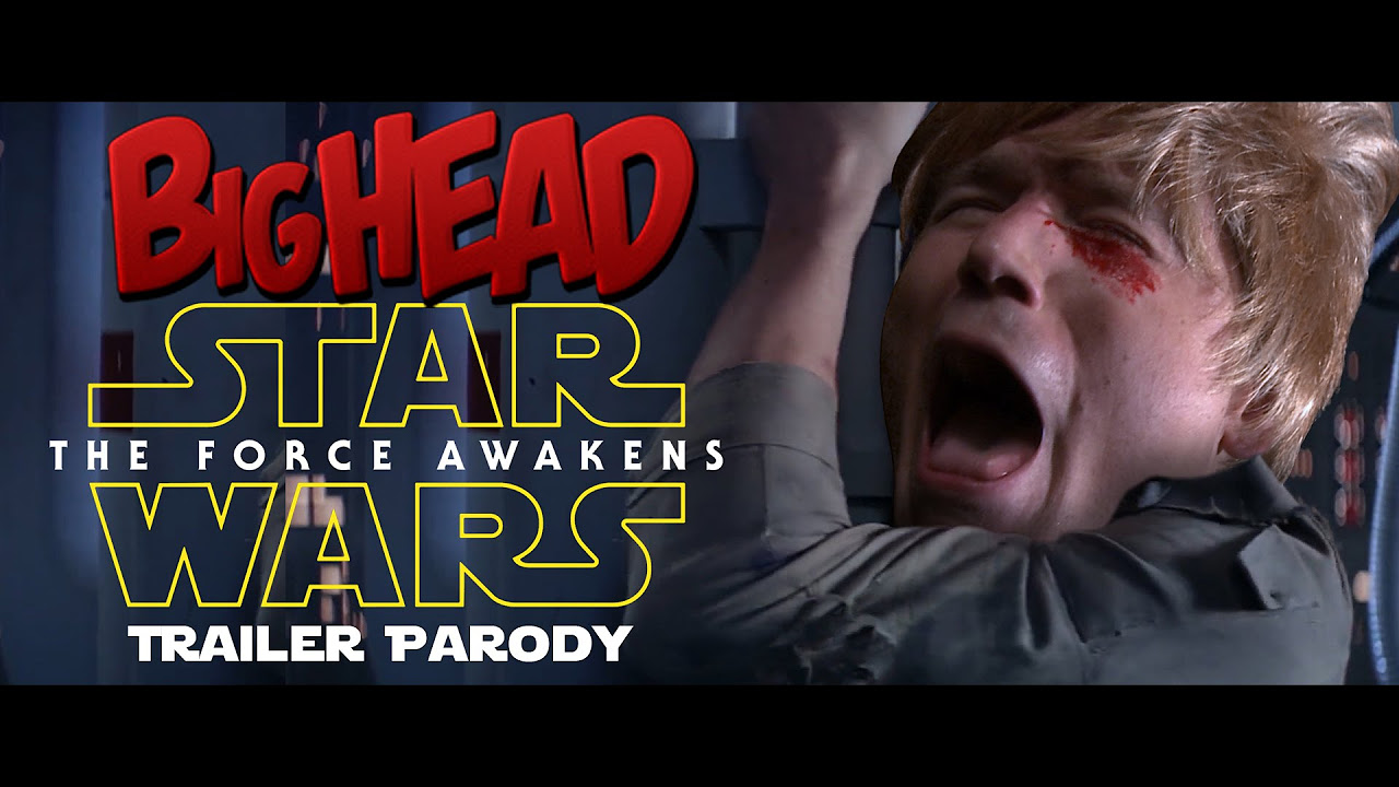 BigHead Star Wars | Force Awakens Trailer Parody | Lowcarbcomedy
