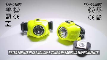 Nightstick XPP-5450G & XPP-5450GC Intrinsically Safe Headlamps