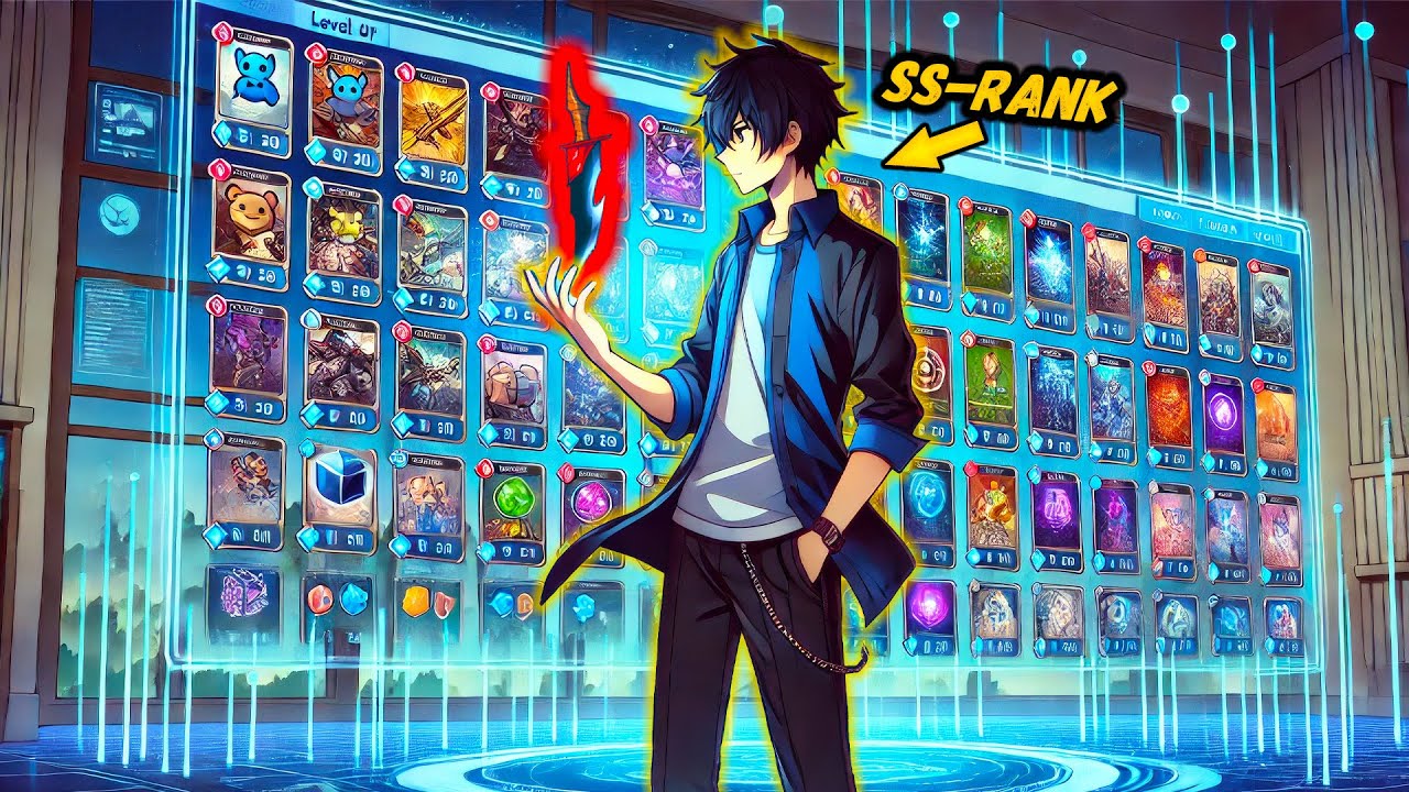 When Loser awakened the OP System with 1,000,000 skill cards & became hunter SS rank | Manhwa Recap