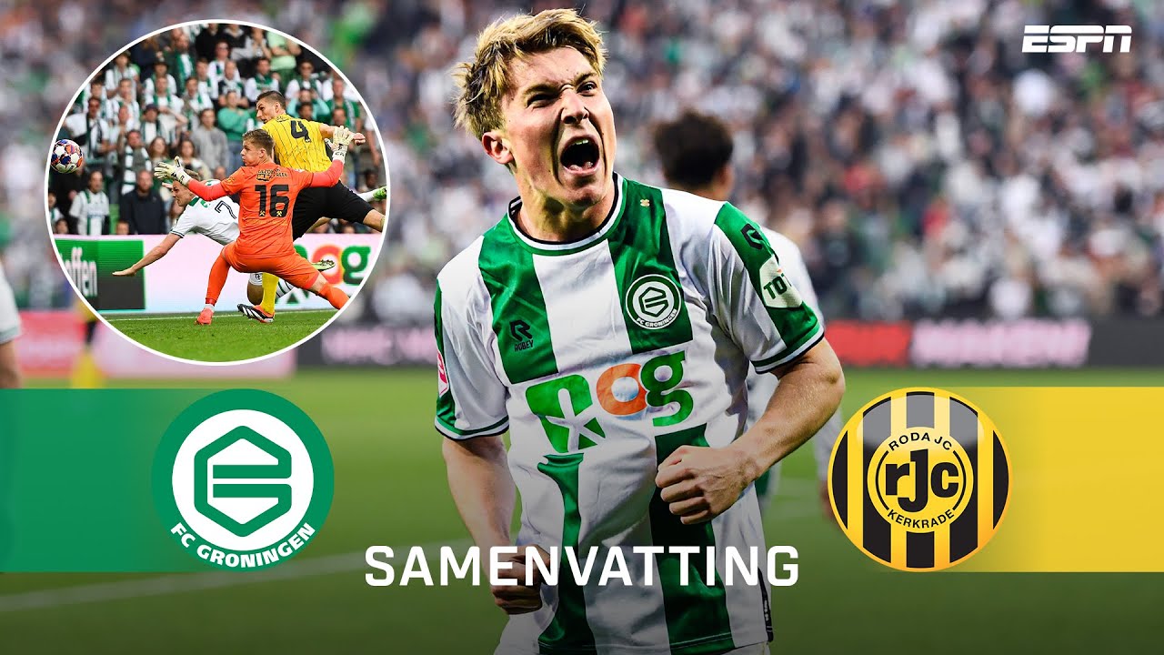 RECHTSREEKS duel om DIRECTE PROMOTIE naar de EREDIVISIE 🤩😱 | Samenvatting FC Groningen - Roda JC