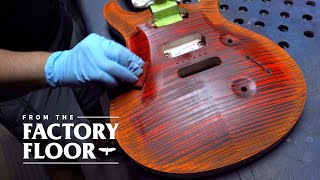 Staining a Fire Red Burst | From The Factory Floor | PRS Guitars