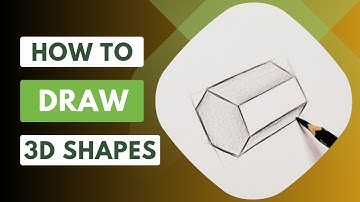How to draw 3D shapes for Beginners | drawing 3D shapes with pencil step by step Drawing Tutorial