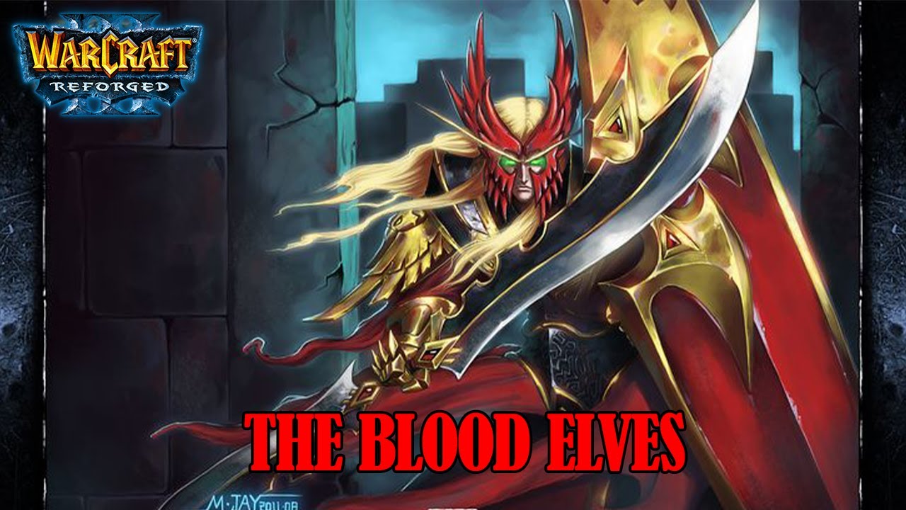 Warcraft 3 Reforged - Blood Elves - Custom Race Gameplay