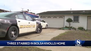 3 people, including possible suspect, hospitalized after a stabbing in Monterey County