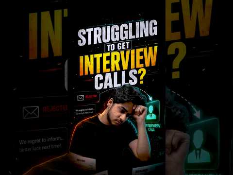 No Interview Calls Even After 100 Applications? Watch This!