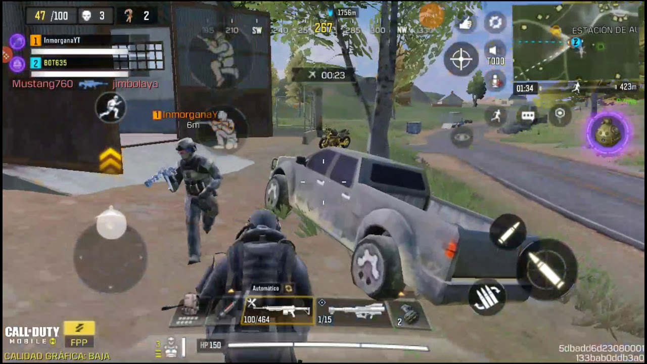 😏Dobles VS Pelotón M4MLG inmorgana⚠️