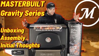 Masterbuilt Gravity 560 Unboxing | Assembly | Burn In