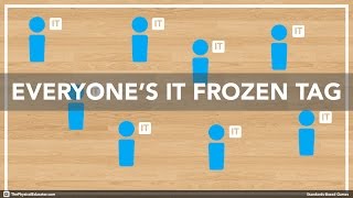 Everyone's IT Frozen Tag - Physical Education Game (Chasing & Fleeing)