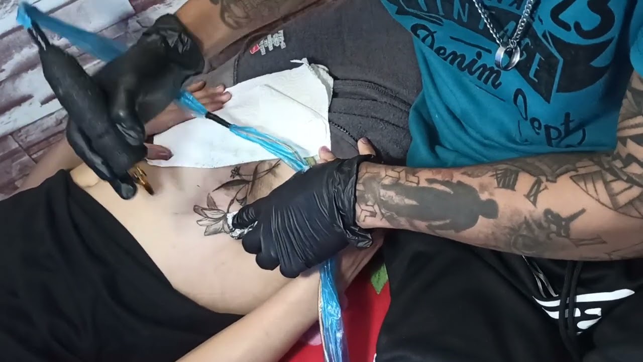 flower tattoo for hips ni maam..😊 no editing galit c you tube😊 