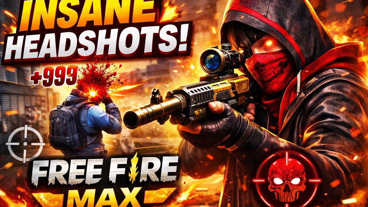 Insane one-tap headshots in Free Fire MAX 💥Fast reflex, clean aim, pure domination. 👍 and subscribe