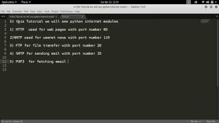 Python Internet Modules