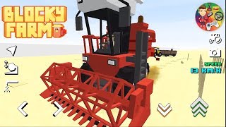 Blocky Farm Racing & Simulator -Çiftlik Simülatör | Color Games | Mobil Oyunlar Android İos screenshot 3