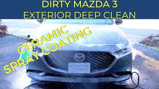 Mazda 3 Exterior Deep Clean and Ceramic Spray Coating