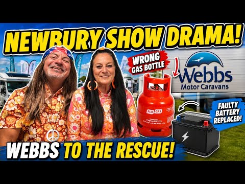 Newbury Motorhome Show: Gas Drama, Battery Fix & 60s Karaoke!