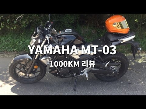 YAMAHA MT-03 <strong>1000km</strong> 리뷰 (부록: 신비의 도로 맛보기)