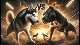 Siberian Husky Vs Pitbull Strength Meets Speed In An Epic Battle