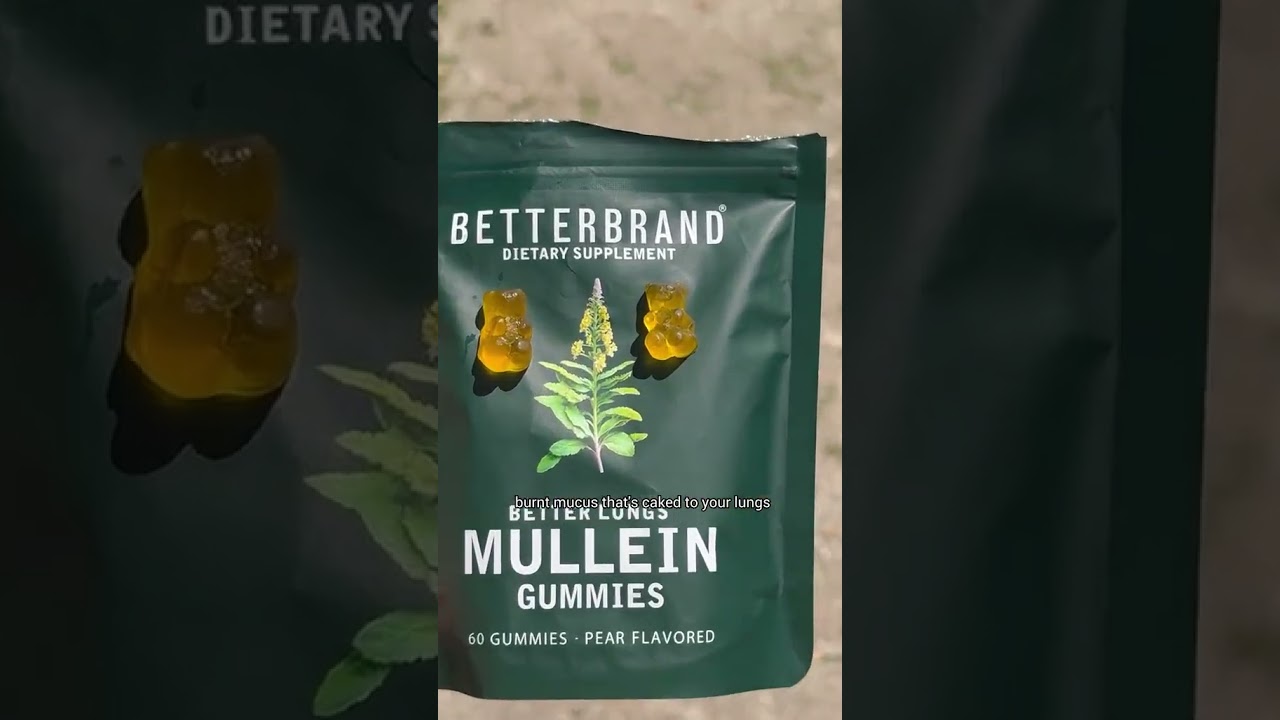 Betterbrand Mullein Gummies | Tasty Lung Support for Clearer Breathing