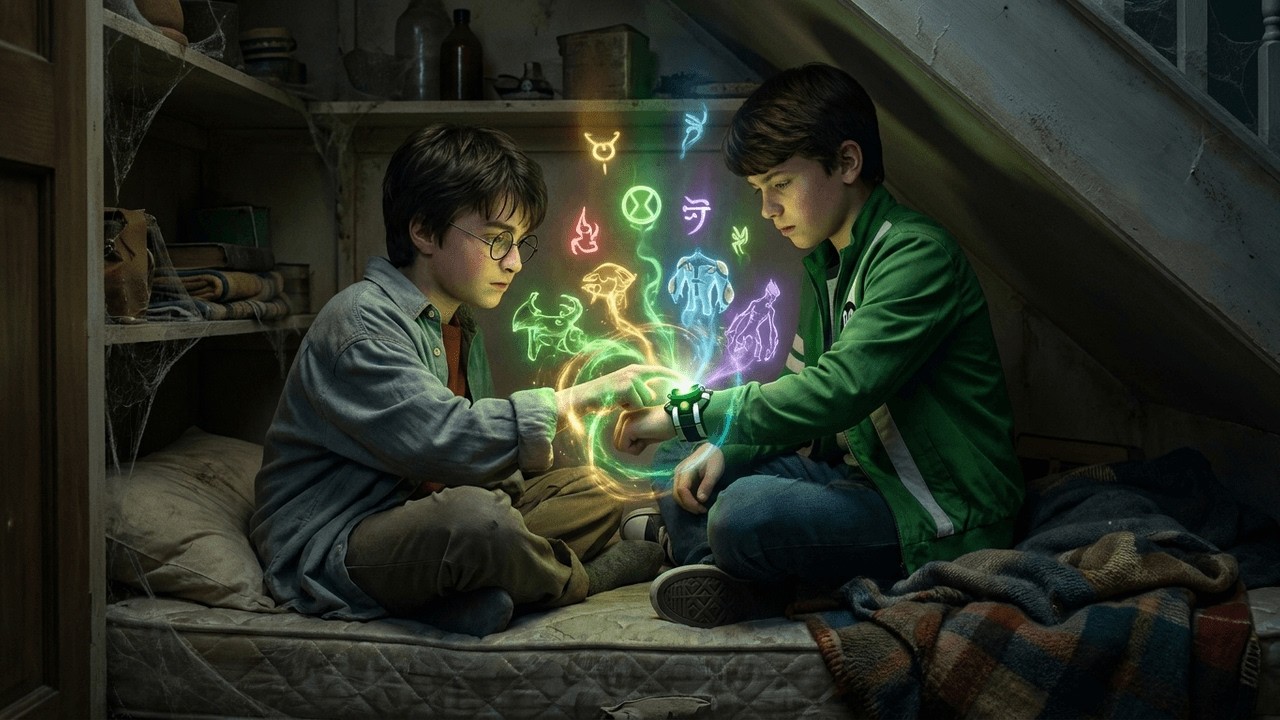 Ben 10 Found Harry At Age 6 In The Cupboard & Omnitrix Fused With His ...