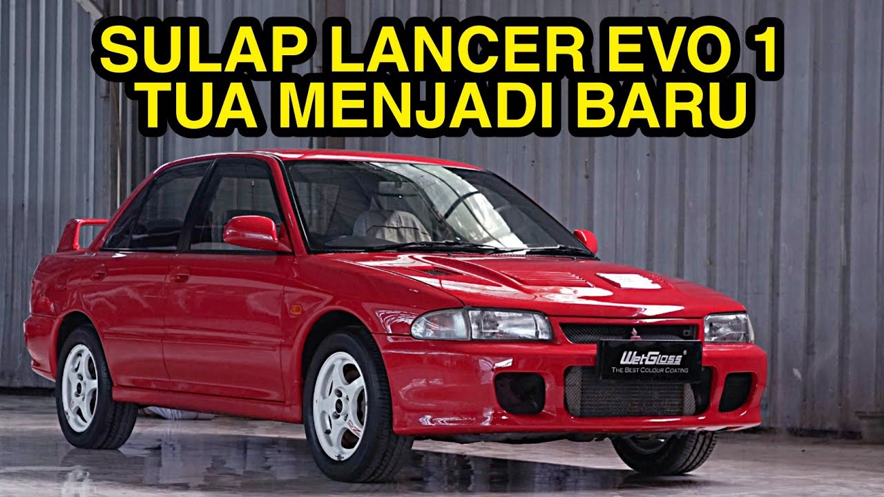 SULAP LANCER EVO 1 TUA MENJADI BARU DARI DEALER *NO CLICK BAIT* - RESTORASI