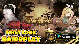 Summons Idle Saga Gameplay/First Look/New Mobile Game screenshot 5