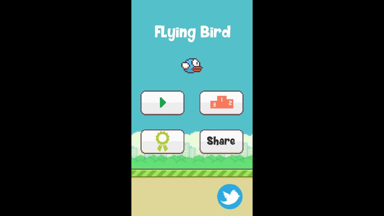 Blue Flying Bird Video Demo - Unity 5 Android Game