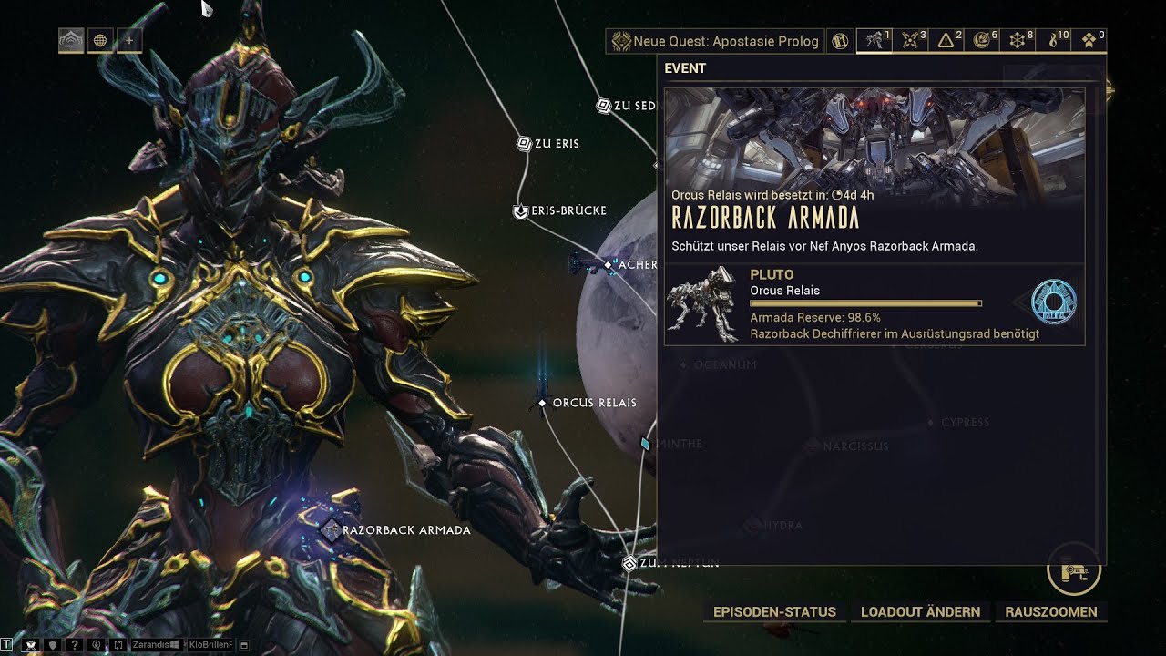 Warframe Razorback Armada Event - YouTube