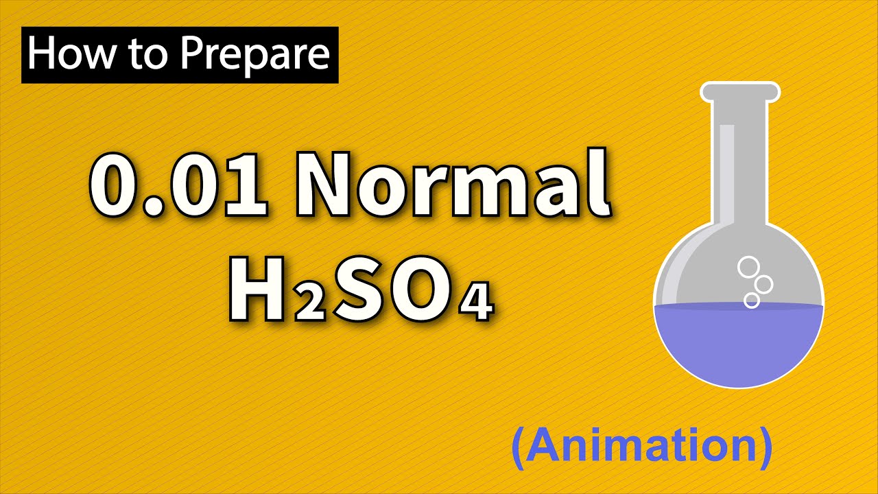 0.01N solution of h2so4 | 0.01 normal solution of sulfuric acid | 0.01 M solution of h2so4 - youtube