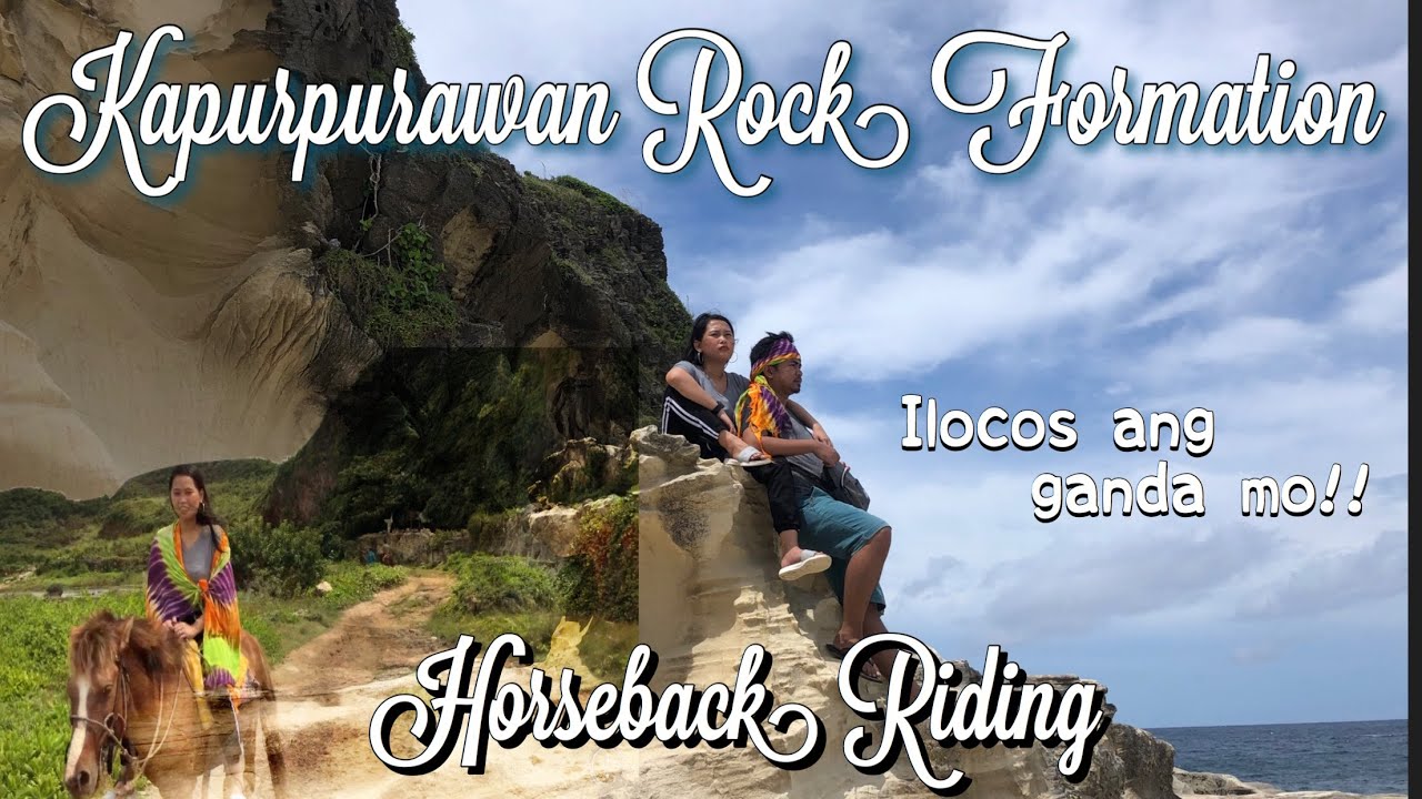 Horseback riding in Kapurpurawan Rock Formation | Raisa Viena