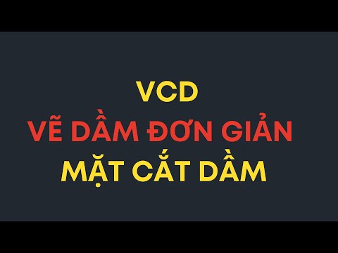 Vẽ dầm mặt cắt (Dầm đơn giản)