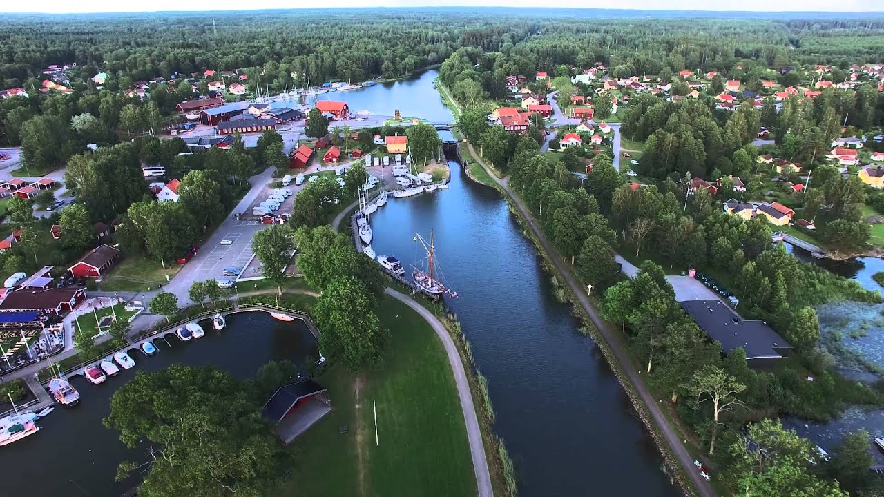 Göta Kanal. Sjötorp o Berg slussar 2015 - YouTube
