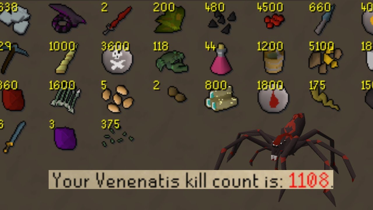 Osrs spiders task