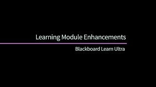 Learning Modules - Forced Sequence and Other Improvements