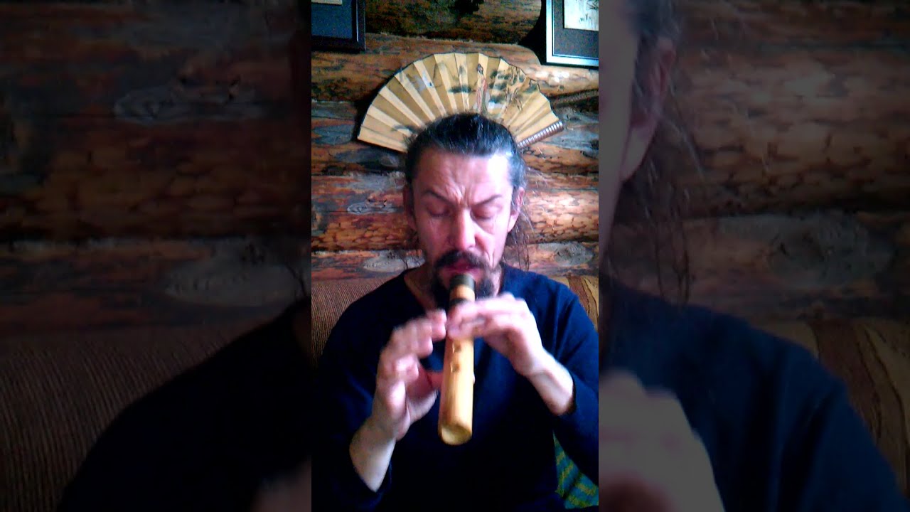 Бамбуковая флейта сяо-ти звонкая. Артикул 079