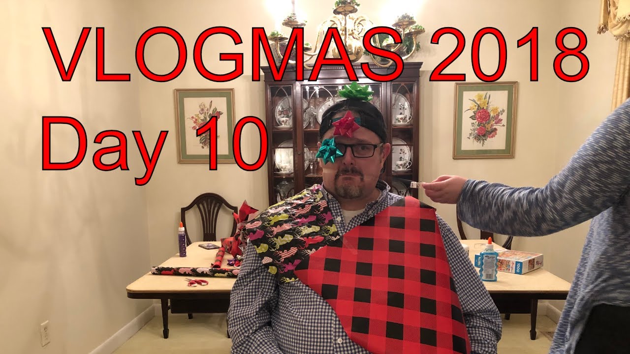 wrapping presents for christmas 2018 Vlogmas 2018 Day 10! Wrapping Presents Challenge!!