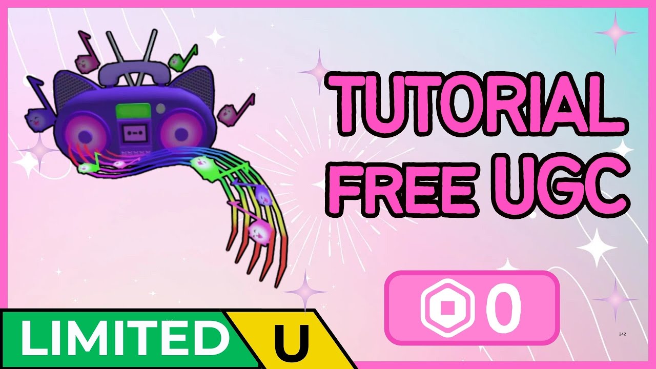 КАК ПОЛУЧИТЬ БЕСПЛАТНЫЙ РЮКЗАК BOOMBOX в Roblox! 