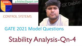 GATE-2020-Control Systems Model Questions-Stability Analysis q4