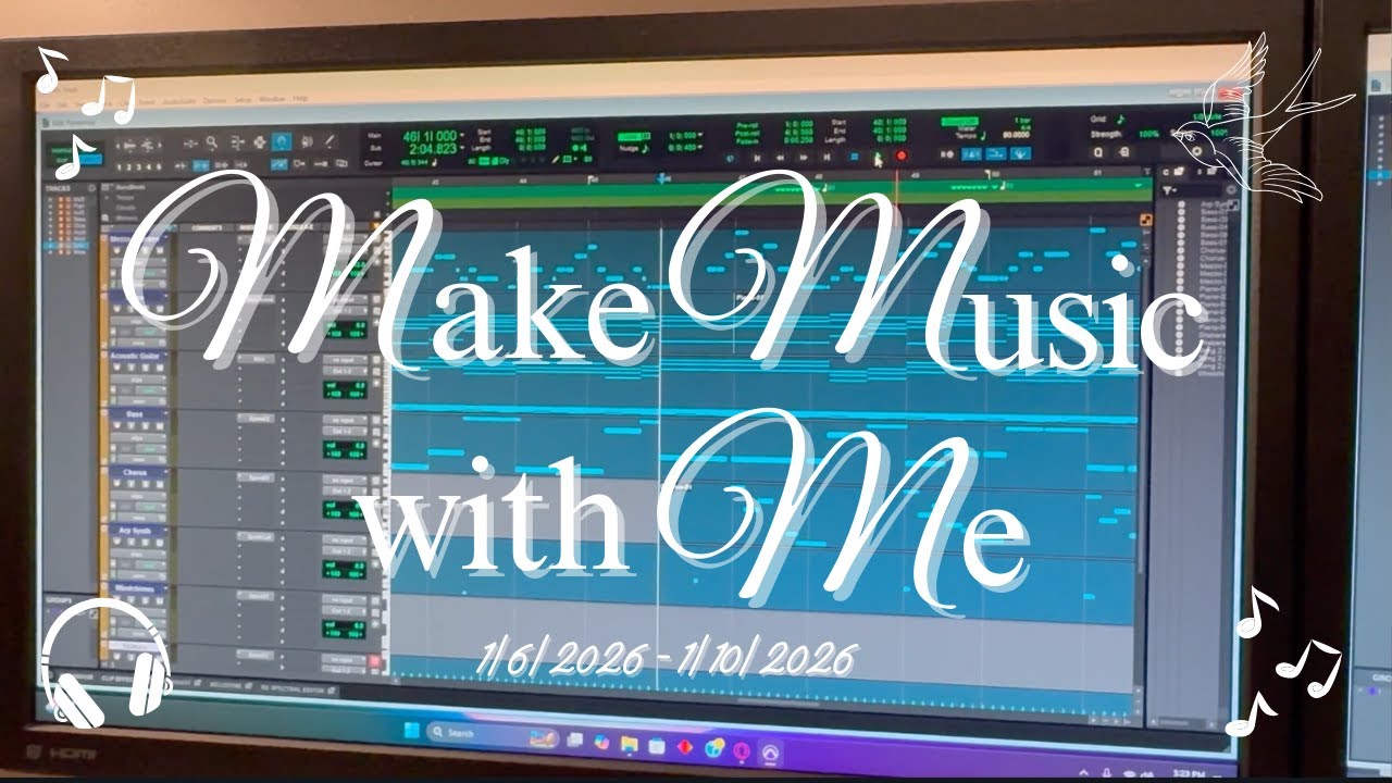 Make some music with me 🎵 // Two more songs to go! (vlog)