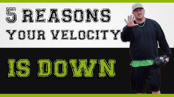 Pitching Velocity Down?  Here