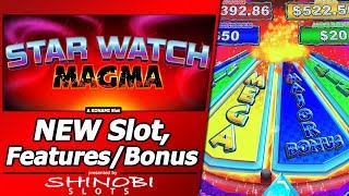 Star Watch Magma Slot - New Konami game, with Features and Free Spins Bonuses screenshot 2