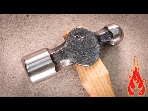 Blacksmithing - Making a ball peen hammer