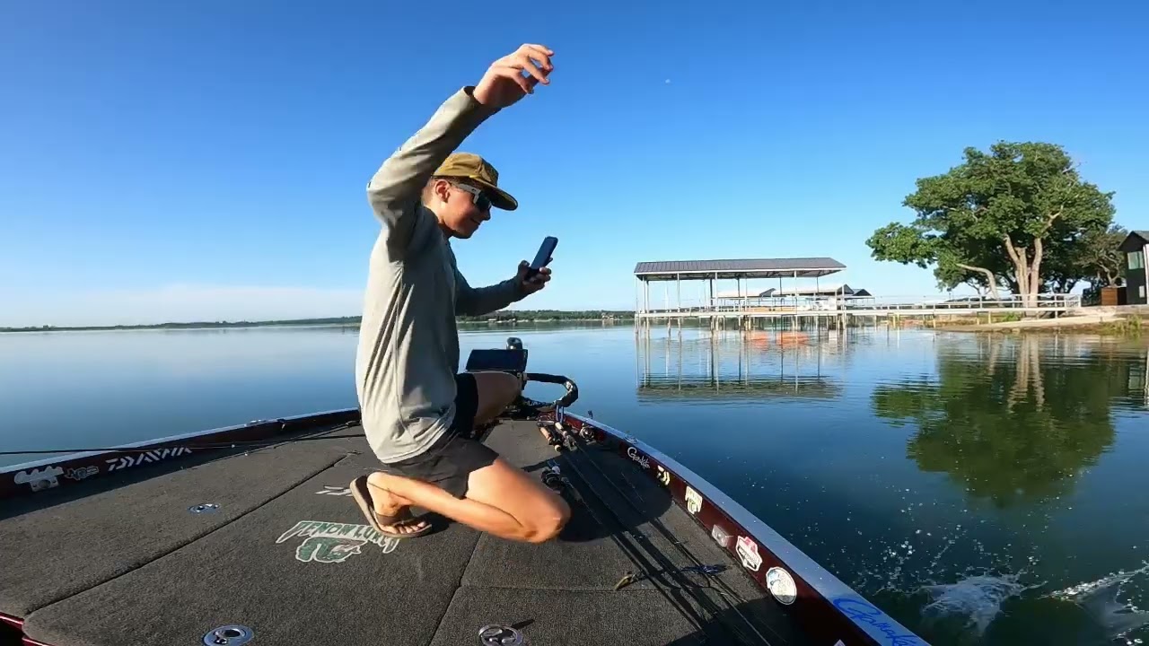 Texas summer Bass fishing.